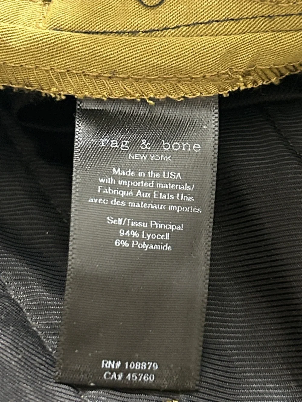 Rag & Bone Tilda Olive Cargo Pants Size 8 - Picture 4 of 12